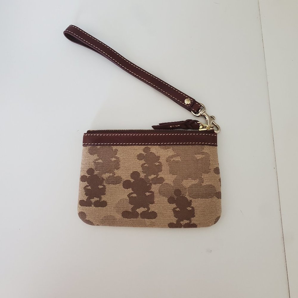 Dooney and Bourke Mickey Mouse wristlet purse - Picture 3 of 4